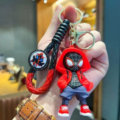 Cartoon Avengers Spider-Man Keychain - Creative Couple Backpack Pendant, Car Keychain Ornament