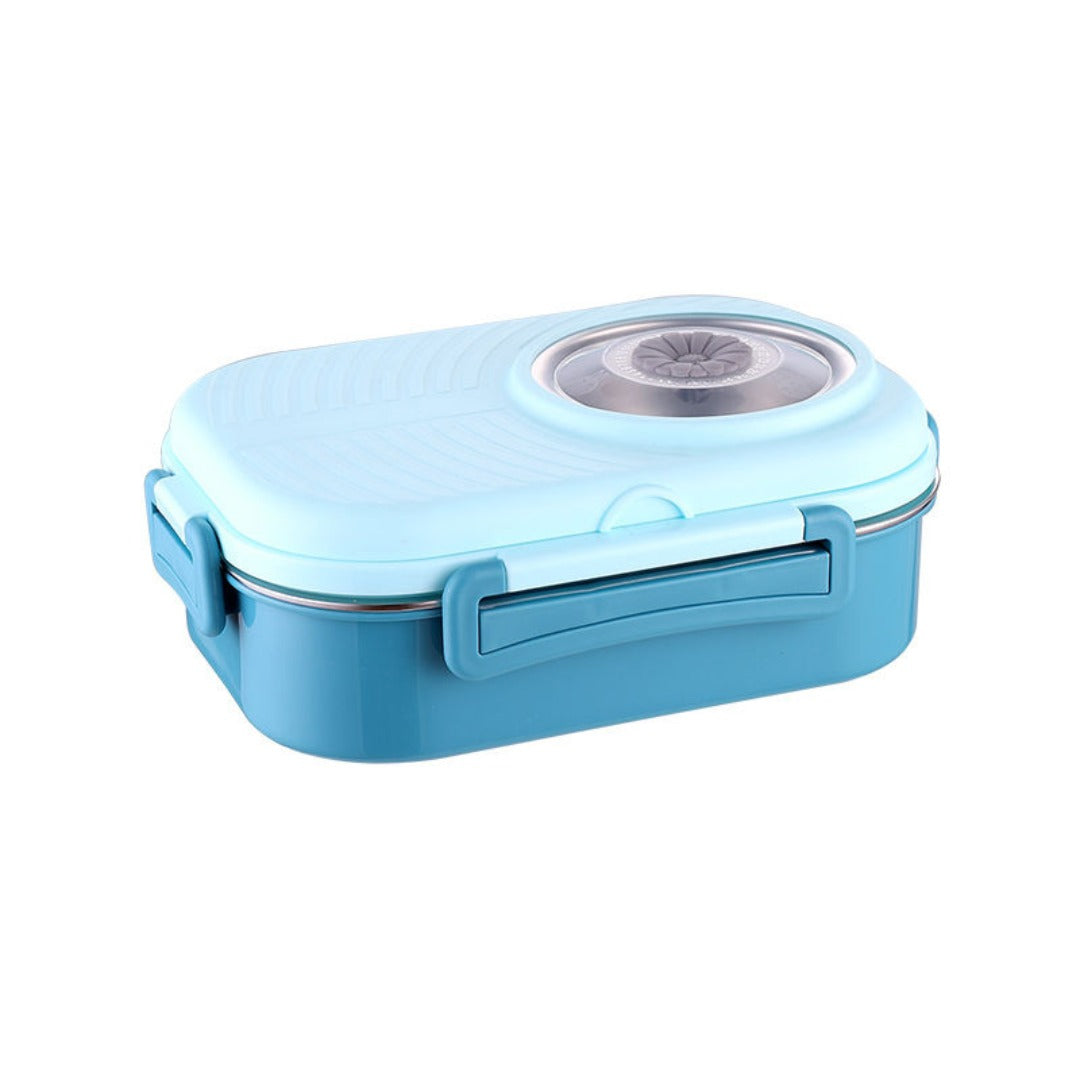 304 Stainless Steel Leak-Proof Soup Bowl Lunch Box - Thermal Insulated Single-Serving Bento Box for Students & Office Workers