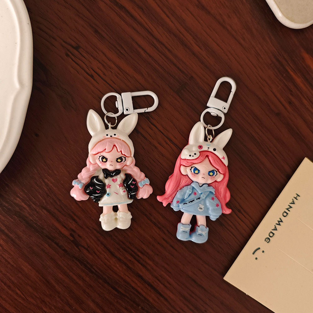 Cartoon Dora Transforming Keychain Pendant - Large Size Backpack Decoration, Couple & Best Friend Gift