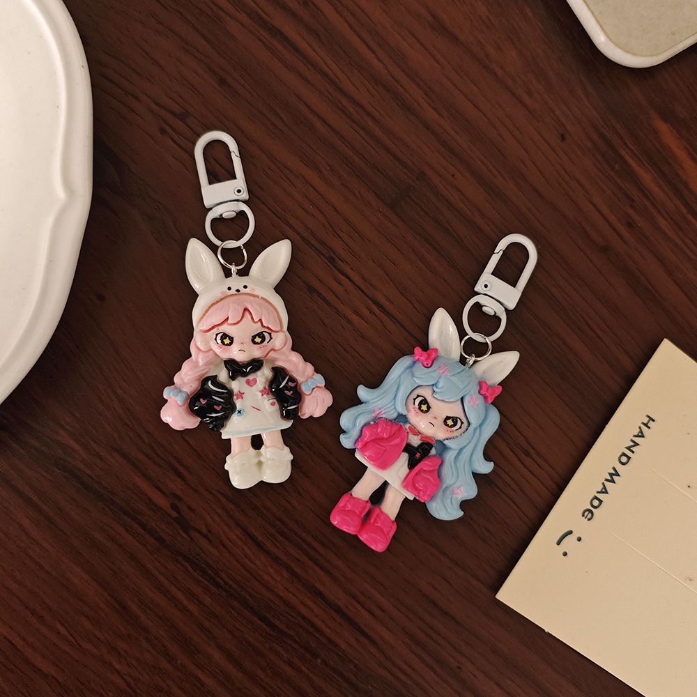 Cartoon Dora Transforming Keychain Pendant - Large Size Backpack Decoration, Couple & Best Friend Gift