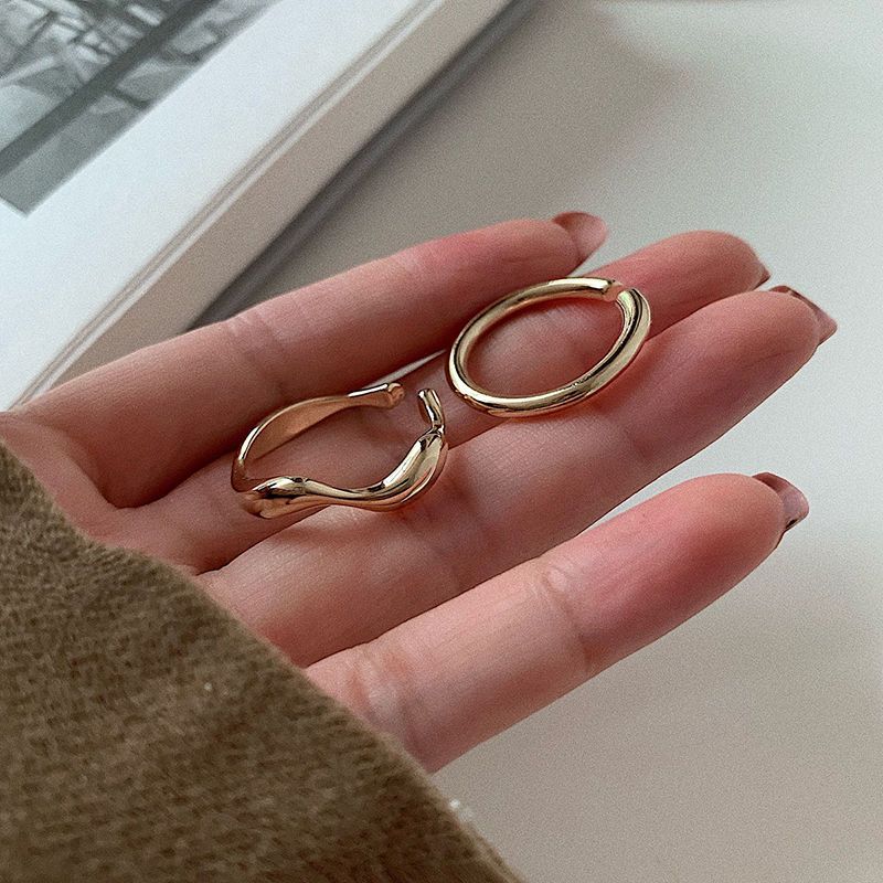 Minimalist Elegant - Trendy INS Cold Aesthetic, Adjustable Open Ring for Women