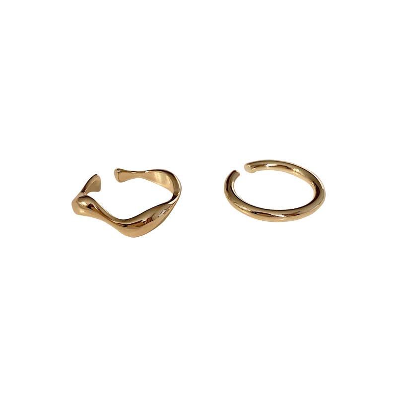 Minimalist Elegant - Trendy INS Cold Aesthetic, Adjustable Open Ring for Women