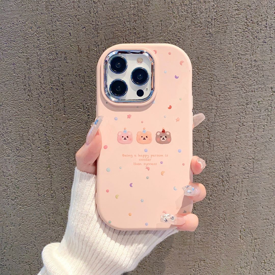 Three Little Bears iPhone Case - Full Coverage, Cute & Creative Winter Design for iPhone