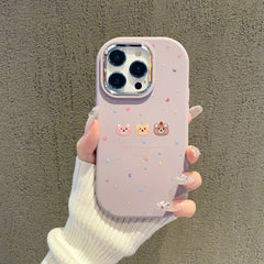 Three Little Bears iPhone Case - Full Coverage, Cute & Creative Winter Design for iPhone