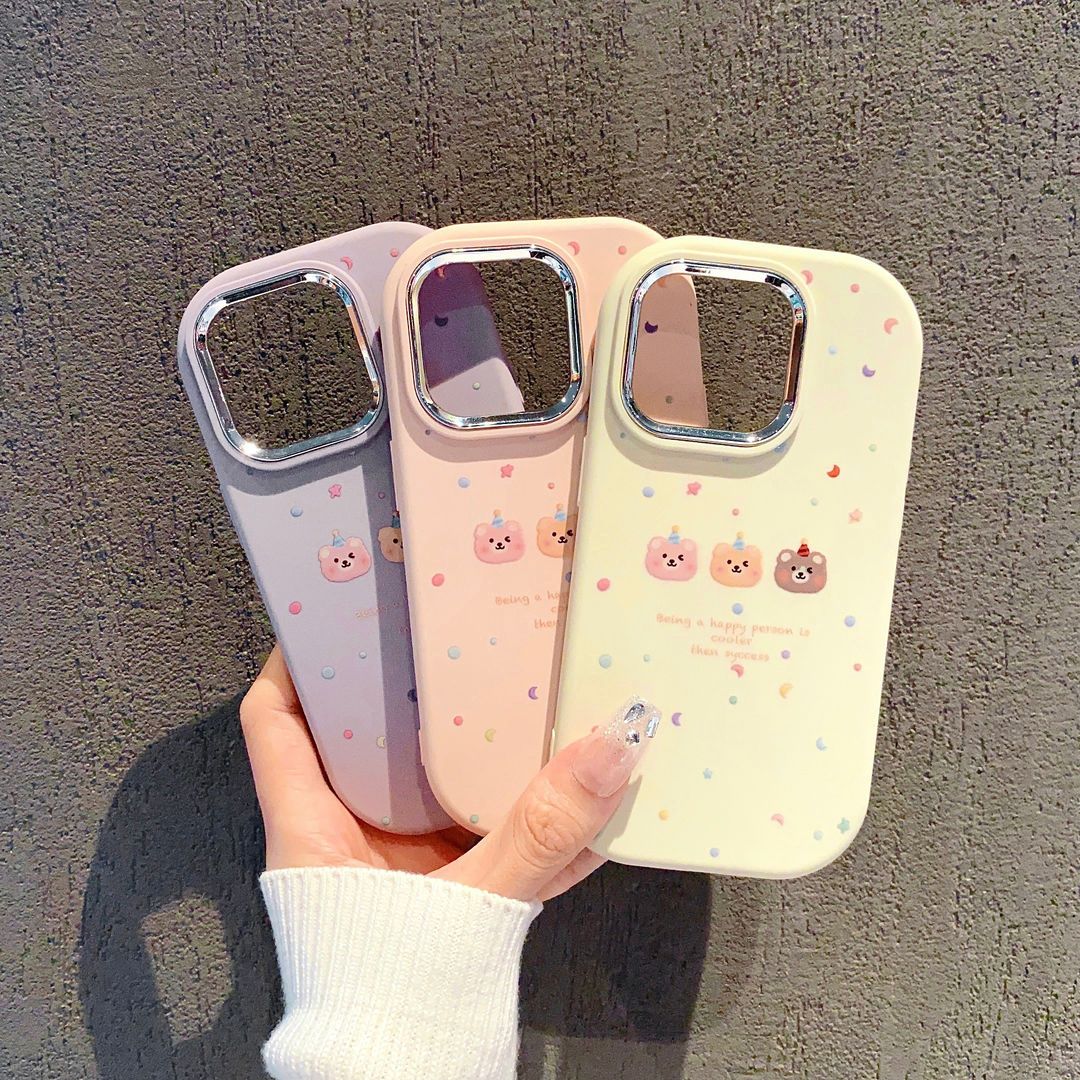 Three Little Bears iPhone Case - Full Coverage, Cute & Creative Winter Design for iPhone