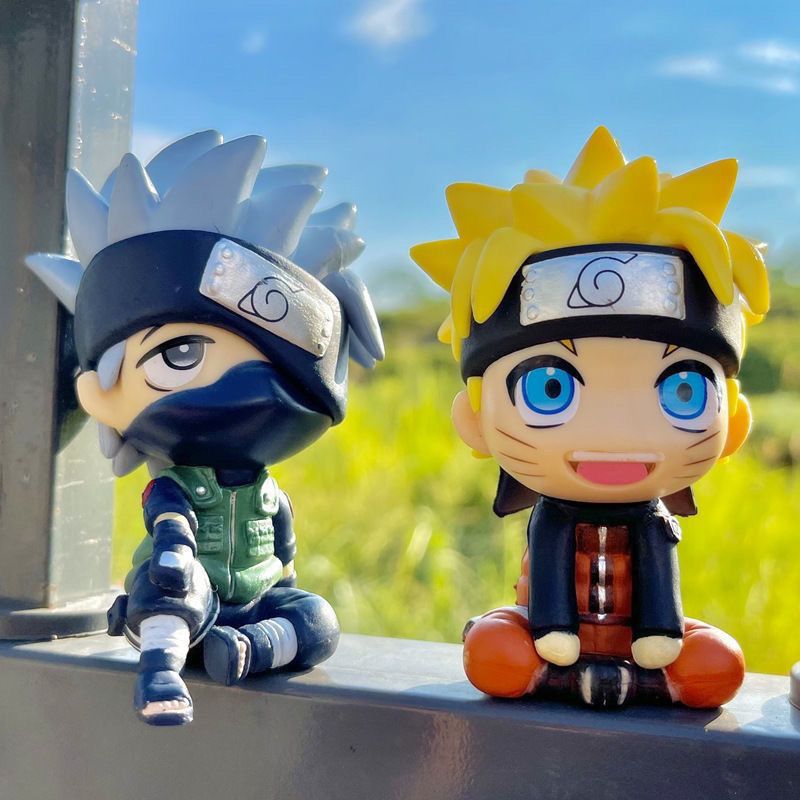 Naruto Q-Version Sitting Car Ornament – Two-Dimensional Anime Model