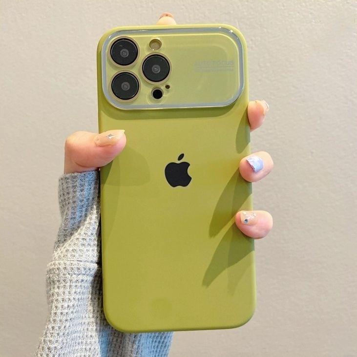 Liquid Silicone iPhone  with Large Window & Full Protection