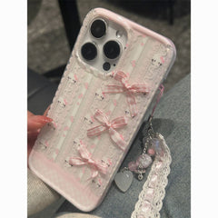 Pink Hello Kitty Bow iPhone Case  - Soft & Cute Design