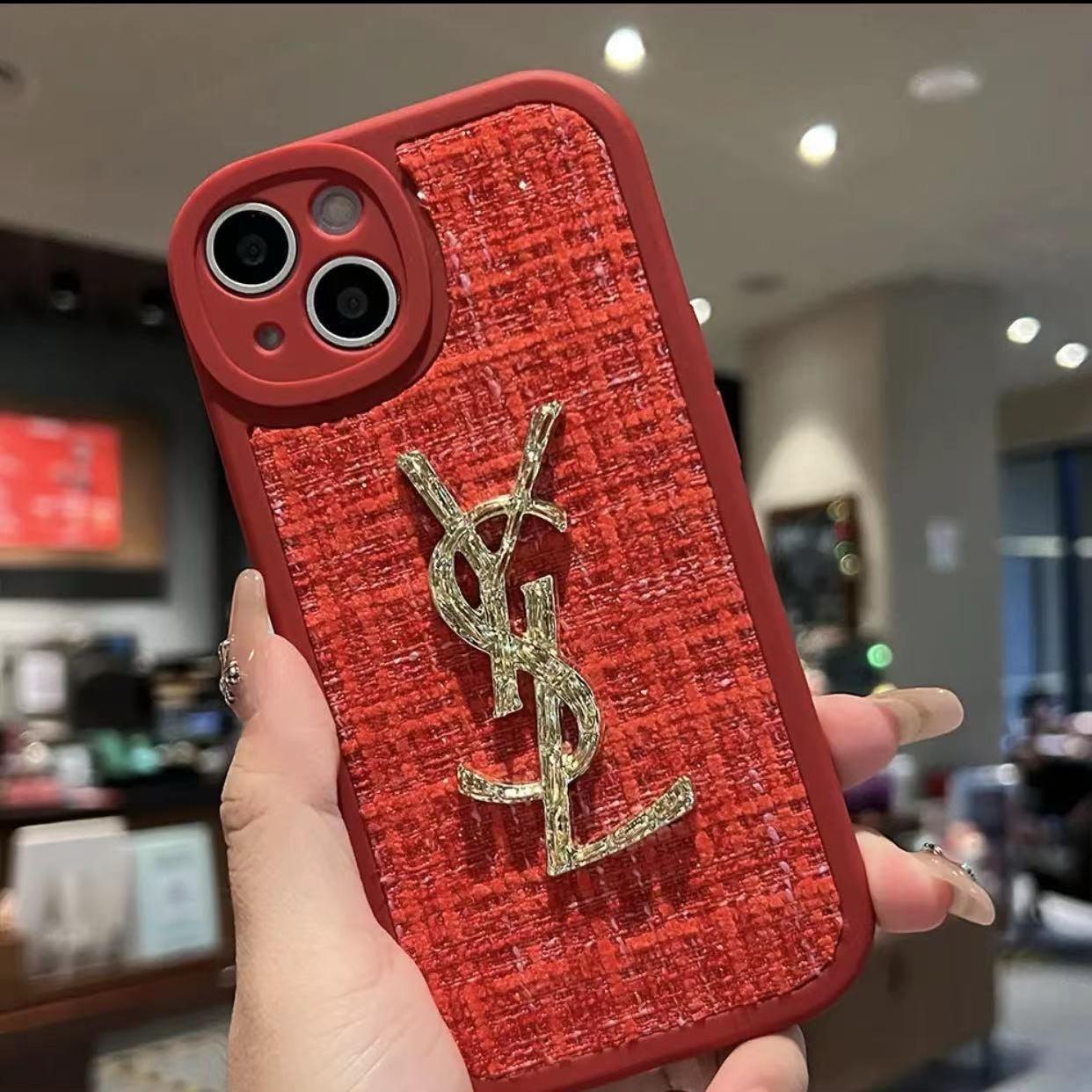 Chanel-Style Electroplated Phone Case – Luxury & Sleek Design