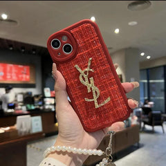 Chanel-Style Electroplated Phone Case – Luxury & Sleek Design