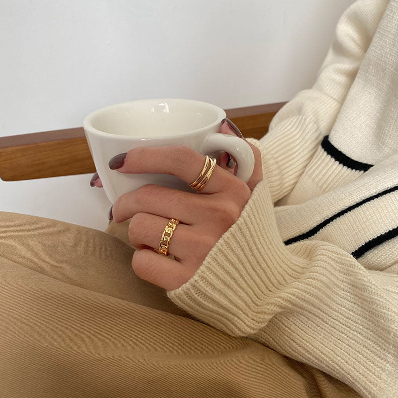 Vintage Minimalist Bestie Ring – INS Trendy Style