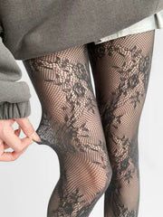 Lace Pantyhose – Hot Jacquard Mesh Tights in Melad Color Tone Stockings