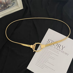 Gold Chain Belt for Women – Elastic Waistband for Dresses