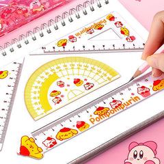 Kuromi Transparent Acrylic Ruler – Cute Straight Ruler for Students