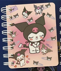 Kuromi A7 Spiral Notebook – Cute INS Style Thick Homework & Study Journal