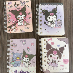 Kuromi A7 Spiral Notebook – Cute INS Style Thick Homework & Study Journal
