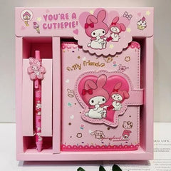 Sanrio Kuromi Cute Notebook Gift Set for Girls