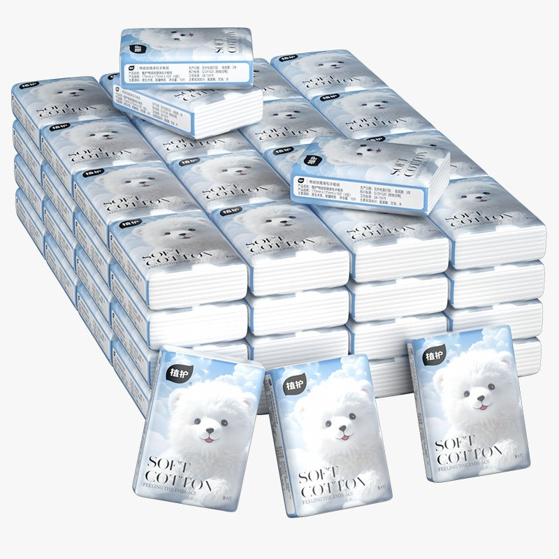 Zhihu Cloud Soft Baby Facial Tissues – Travel Pack Moisturizing Cream Tissues