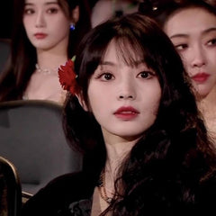 Red Rose Floral Hair Clip Retro Duckbill Hairpin