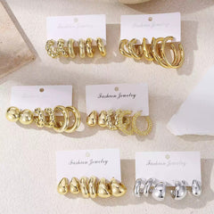 Gold Water Drop Hoop Earrings – Minimalist Luxe Huggie Hoops for WomenGold Water Drop Hoop Earrings