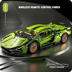 1:14 Lamborghini RC Sports Car Building Blocks – Educational Toy for Boys