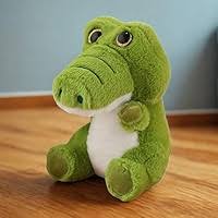Green Crocodile Plush Toy Stuffed Animal.
