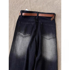 Vintage Gradient Flare Denim Jeans