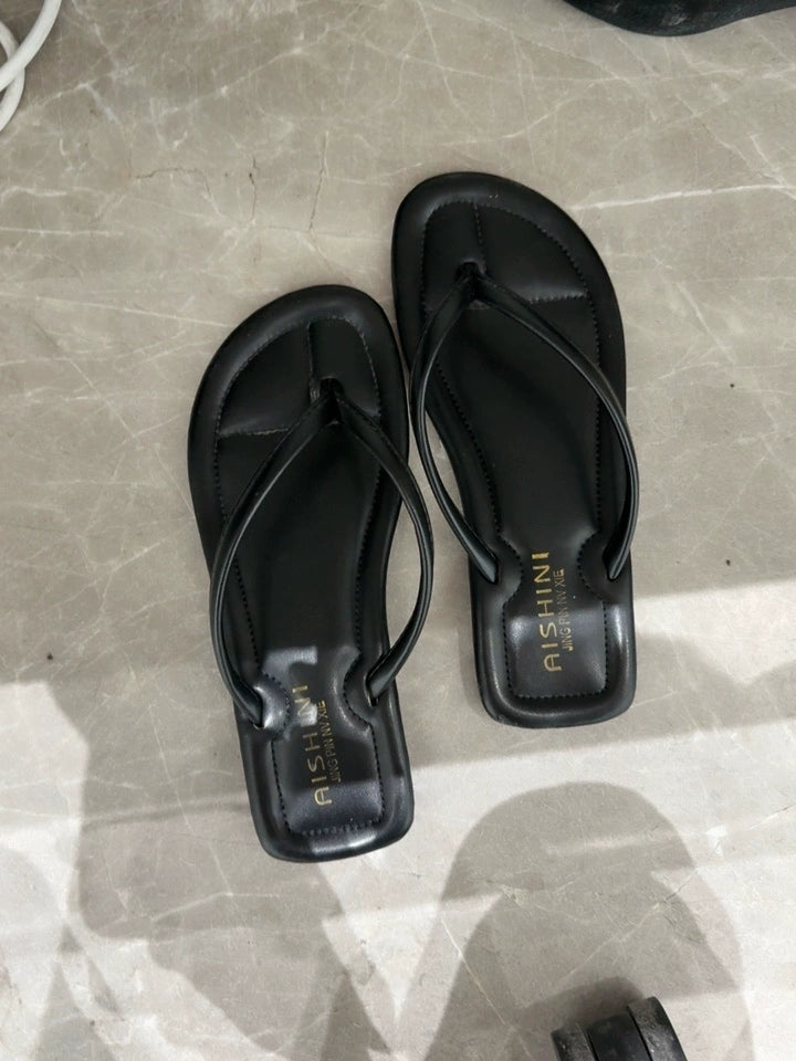 Flat Toe Post Sandals for Beach & Casual Wear
