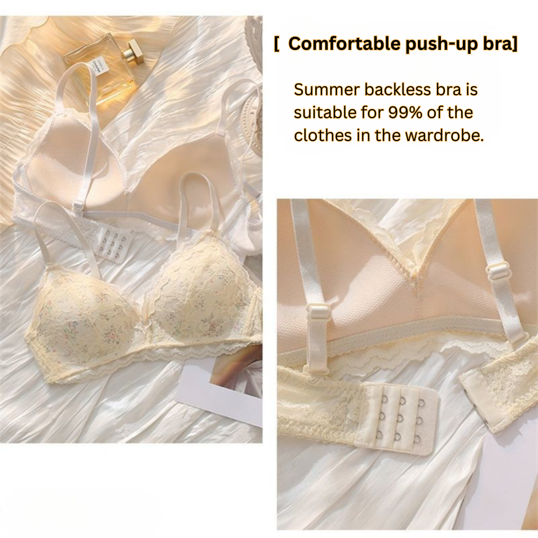 Seamless Wireless Push-Up Bra