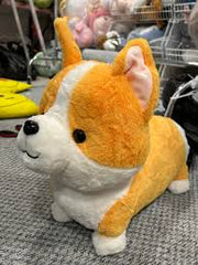 Adorable Fluffy Corgi Dog Plush Toy