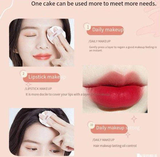 Novo Setting Powder: Oil-Control, Long-Lasting, Waterproof Perfection for All Skin Types – Ideal for Mixed Oily Skin. A Must-Have Touch-up Solution for ladies